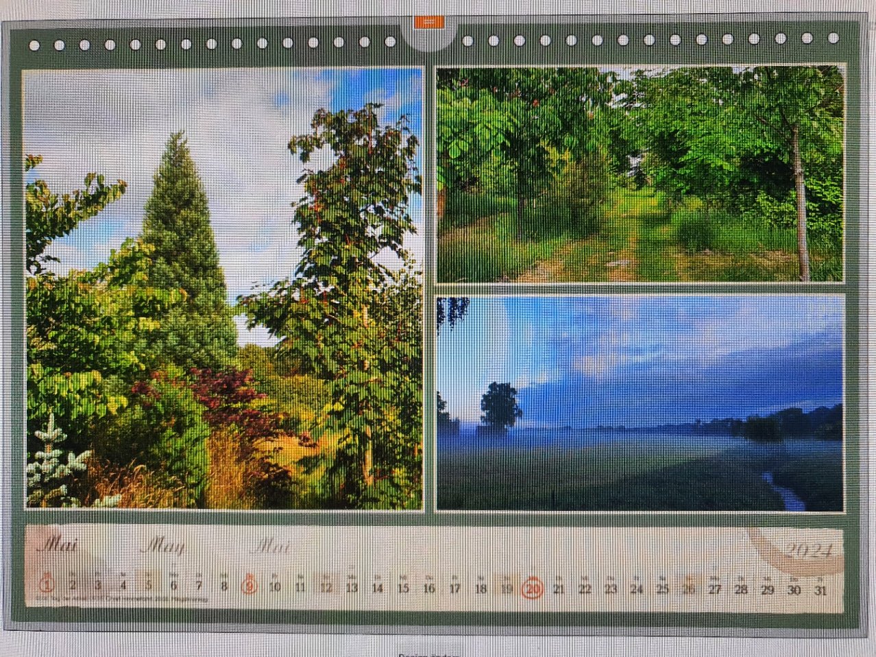 Landschaftskalender 2024 - Herrenkamper Gärten - Pflanzenraritäten