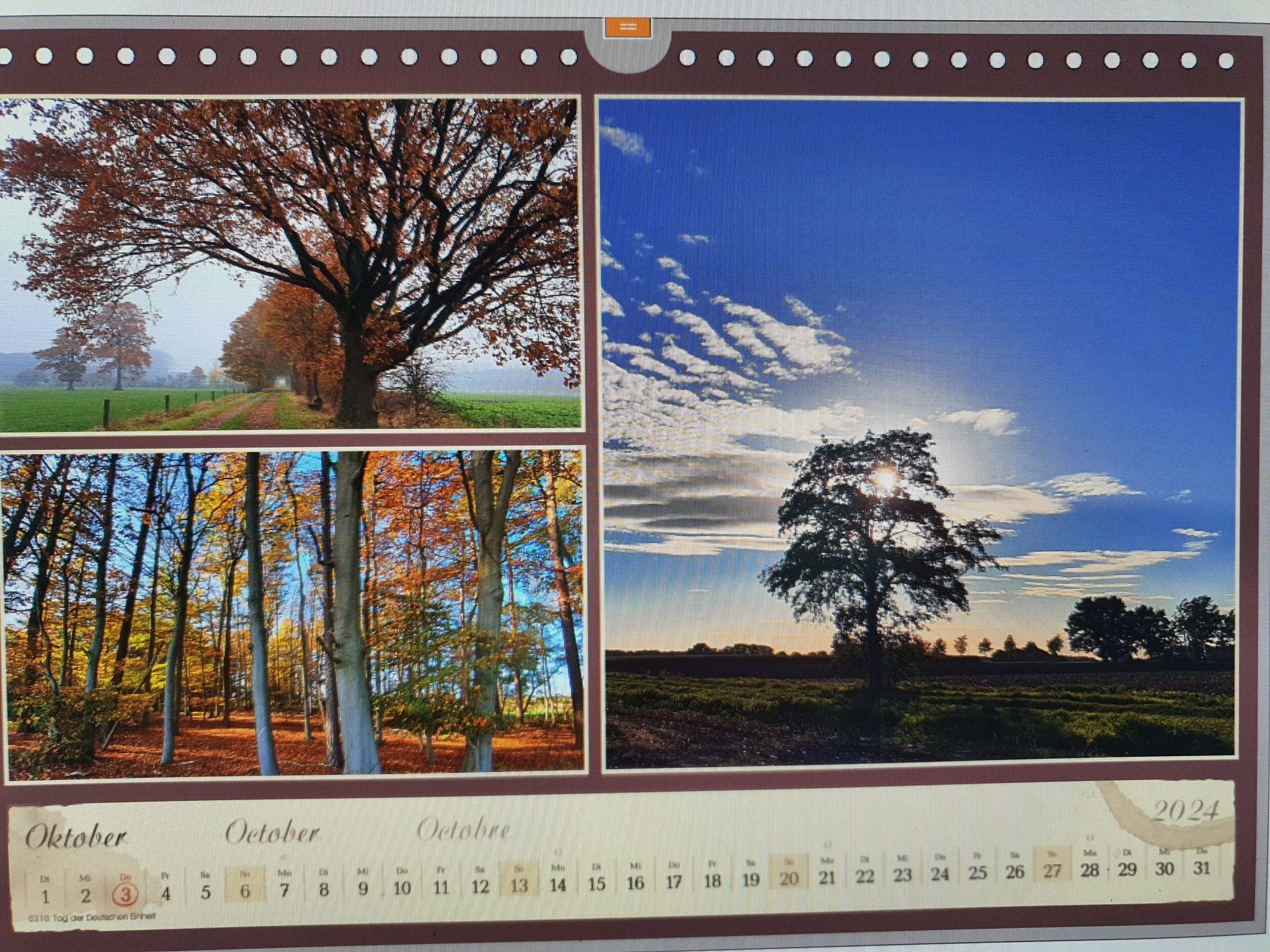 Landschaftskalender 2024 - Herrenkamper Gärten - Pflanzenraritäten