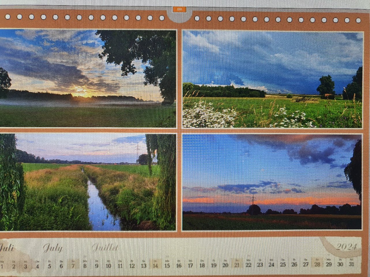 Landschaftskalender 2024 - Herrenkamper Gärten - Pflanzenraritäten